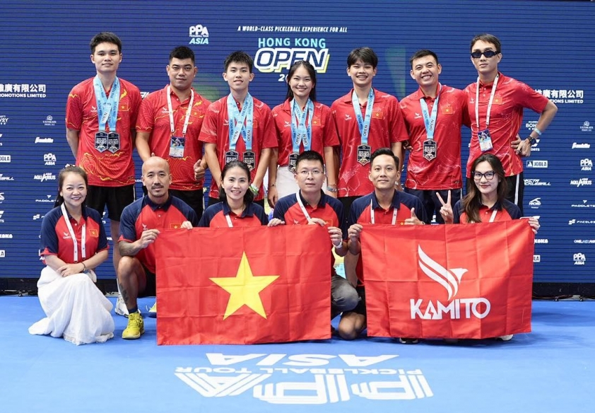 Vận động viên trẻ Pickleball Việt Nam