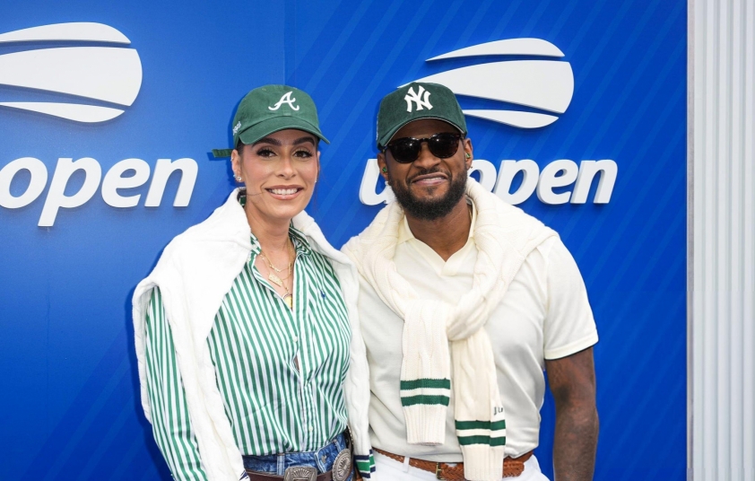 Ca sĩ Usher và vợ