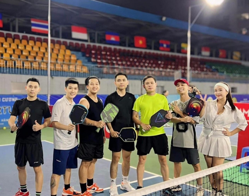 Người chơi Pickleball tận hưởng niềm vui