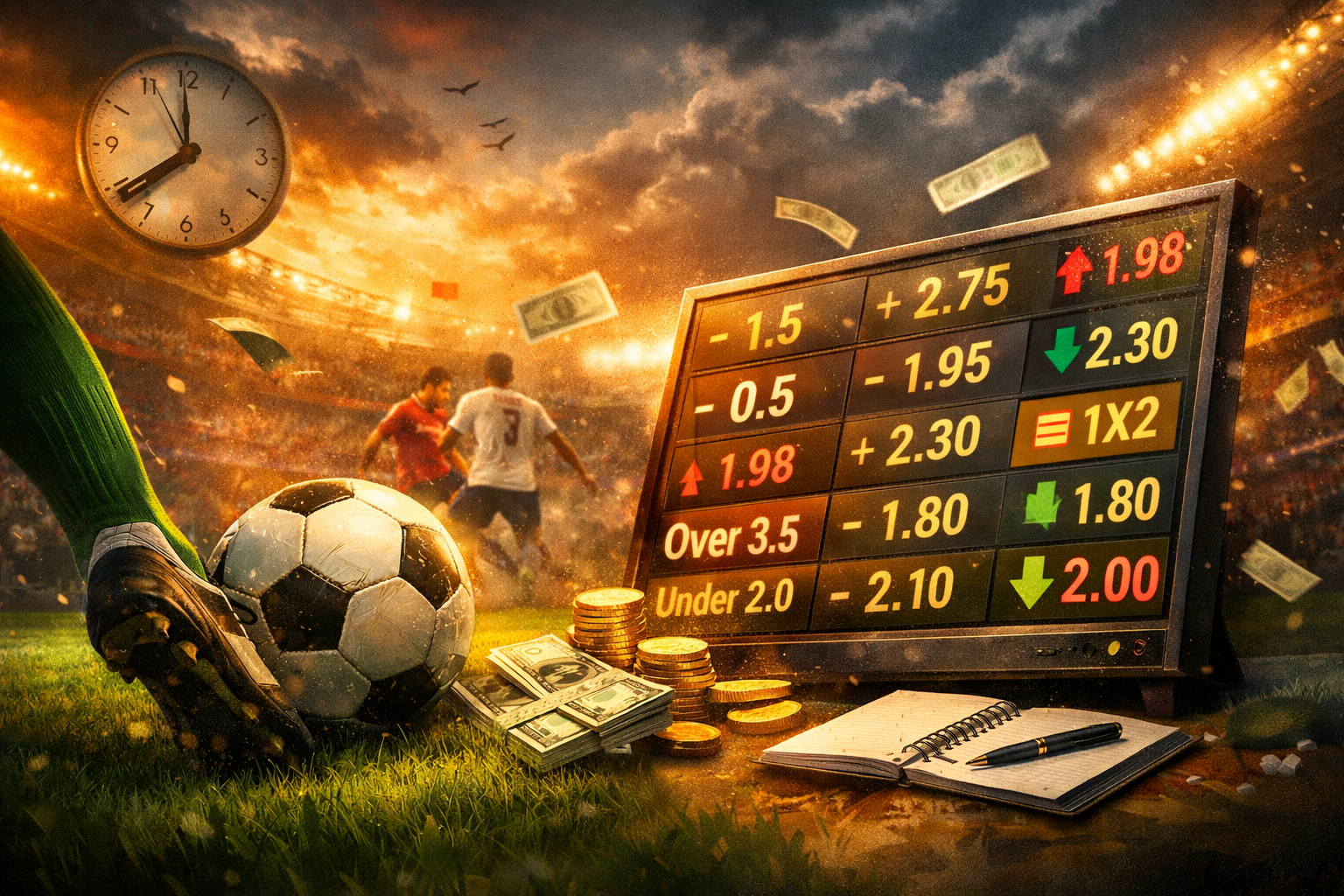 Cảnh tượng cá cược thể thao sôi động