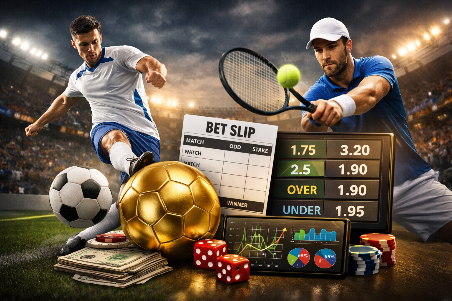 Cược thể thao và đêm matcher
