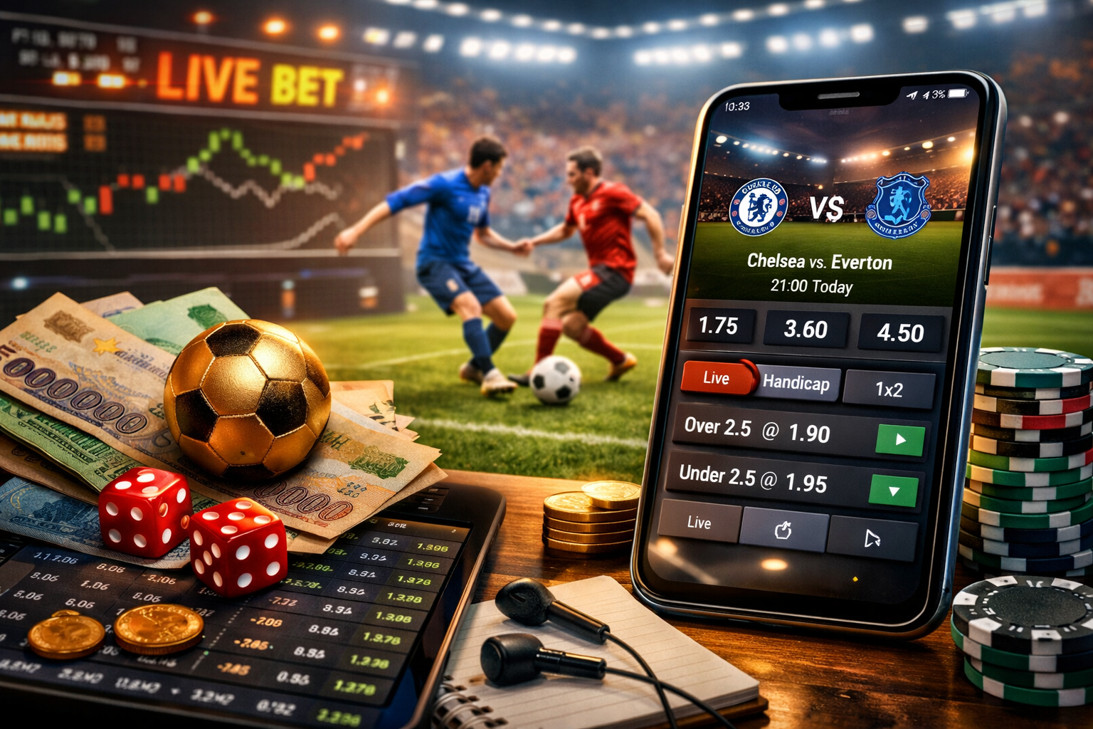 Cược bóng đá và cá cược trực tuyến