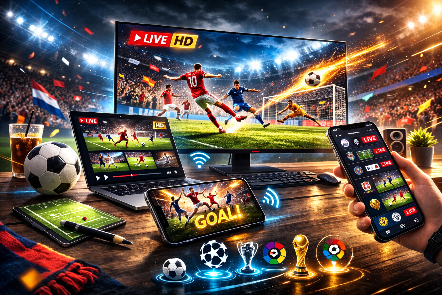 Trận cầu đỉnh cao trực tiếp HD